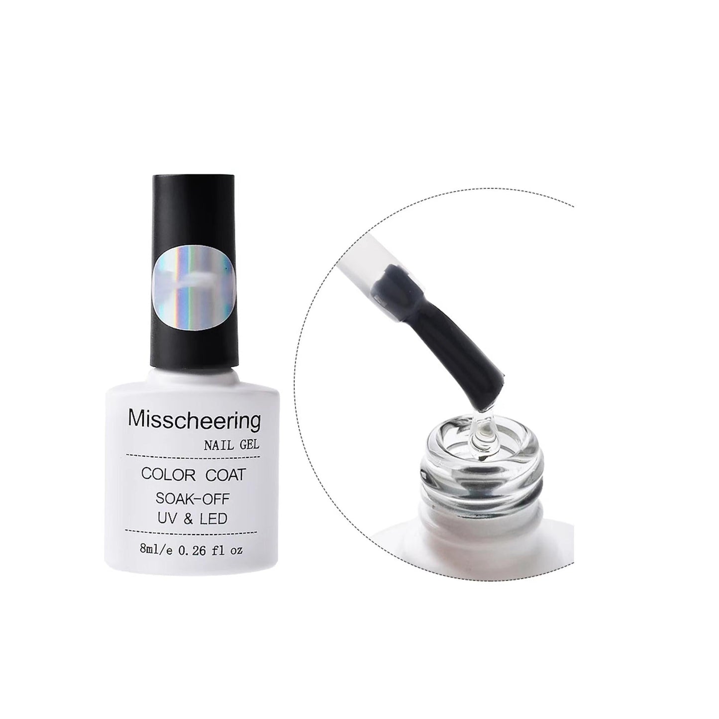 Nail foil transfer adhesive gel