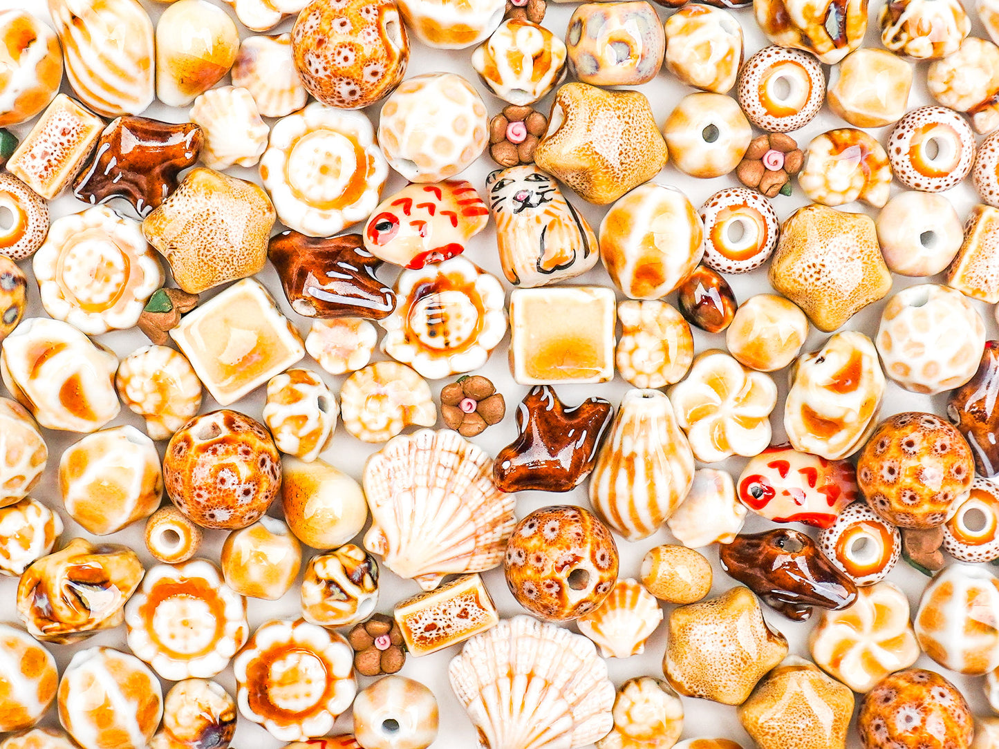 JP0284.カプチーノ工房(陶器ビーズシリーズ)