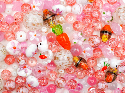 JP0436.もぐもぐバニー（とんぼ玉シリーズ）（第34弹）