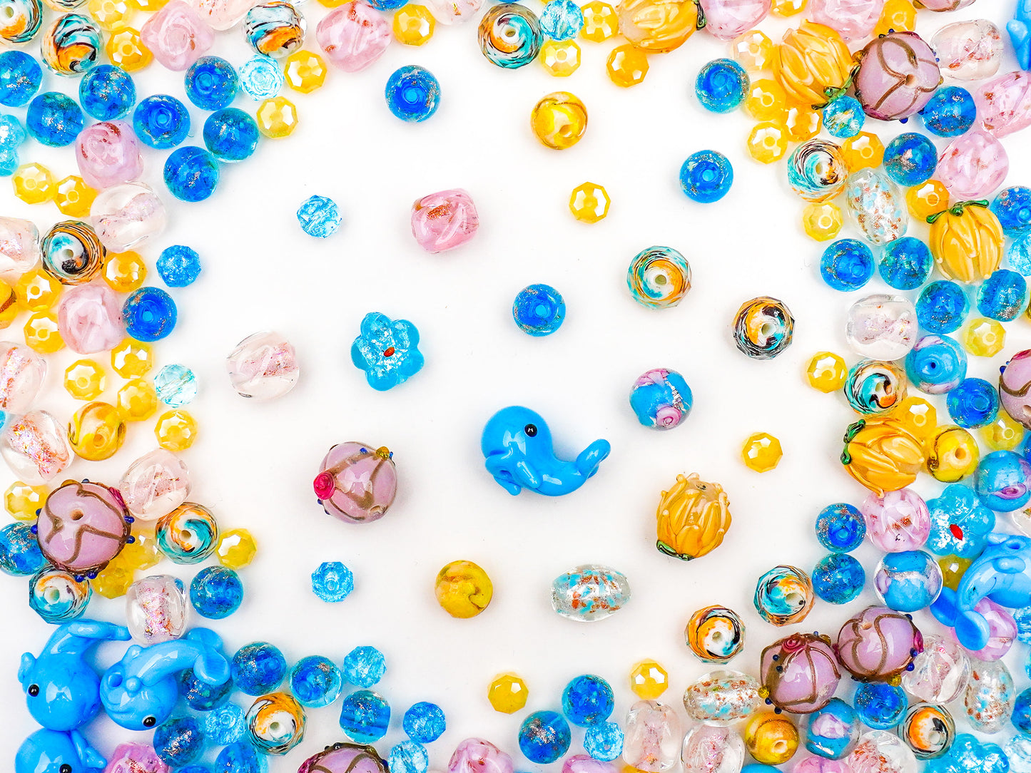 JP0298.マリンパレット（とんぼ玉シリーズ）（夜光）（第21弹）