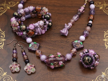 JP0539.猫のマルシェ（とんぼ玉シリーズ）（第51弹）