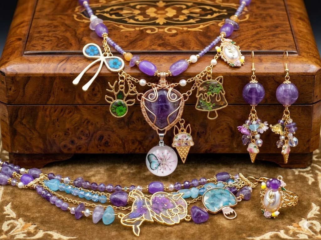 JP0585.お花のパフェ（天然シリーズ）